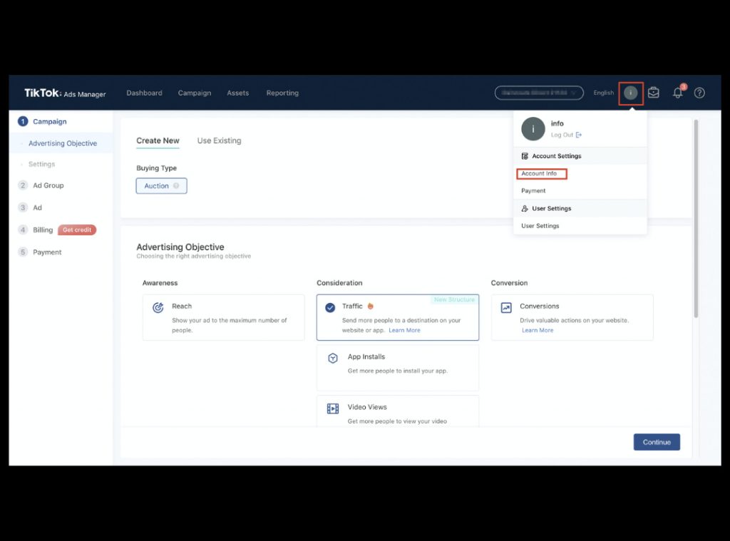 Vertical Institute - TikTok Ads Manager