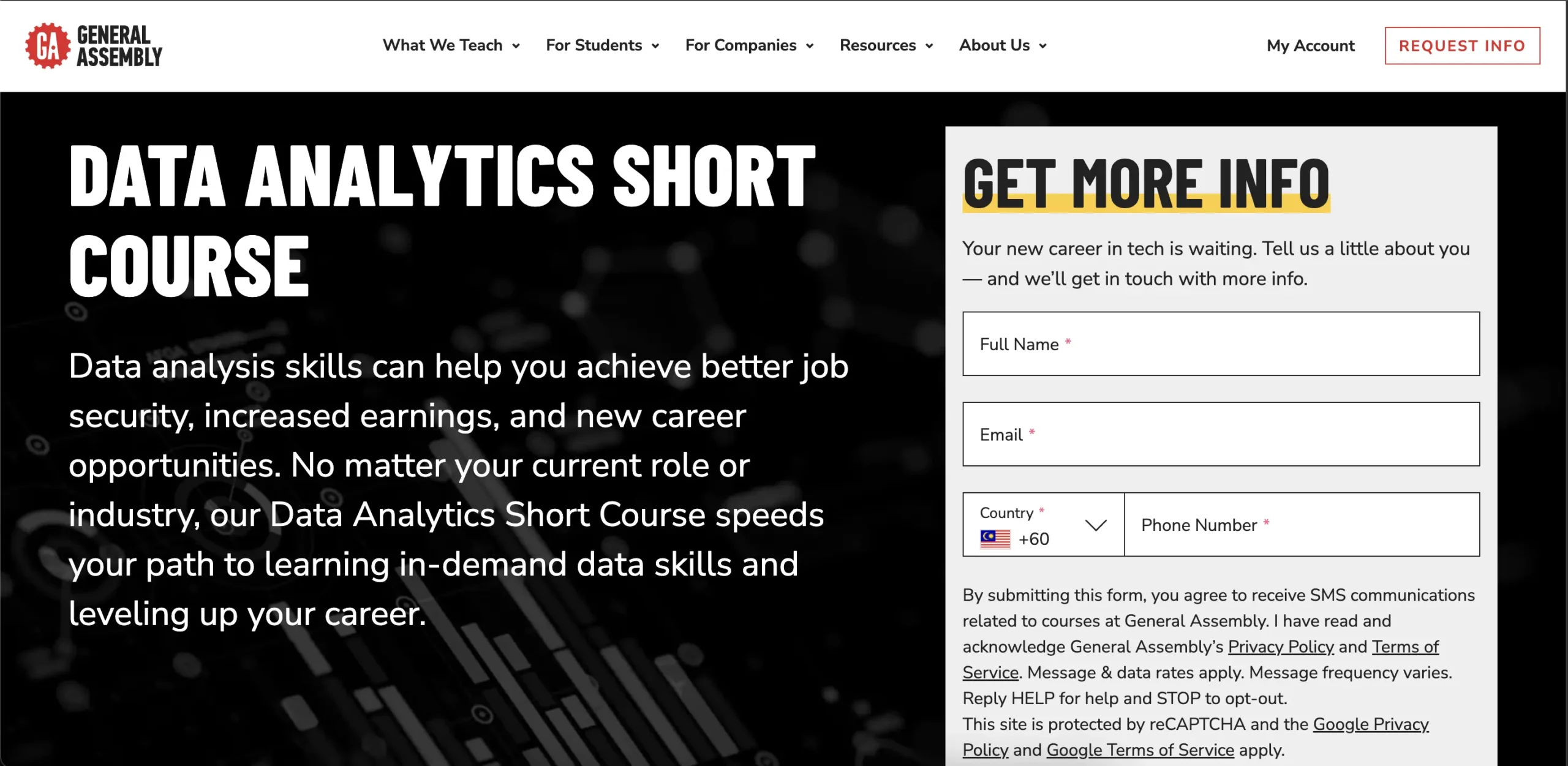 5. General Assembly – Data Analytics Short Course