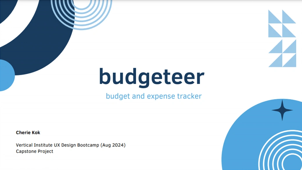 Budgeteer Cherie Kok Vertical Institute