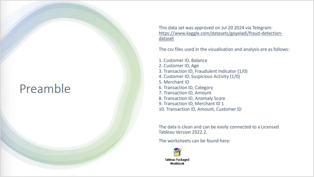 Data Visualisation Project Preamble Vertical Institute