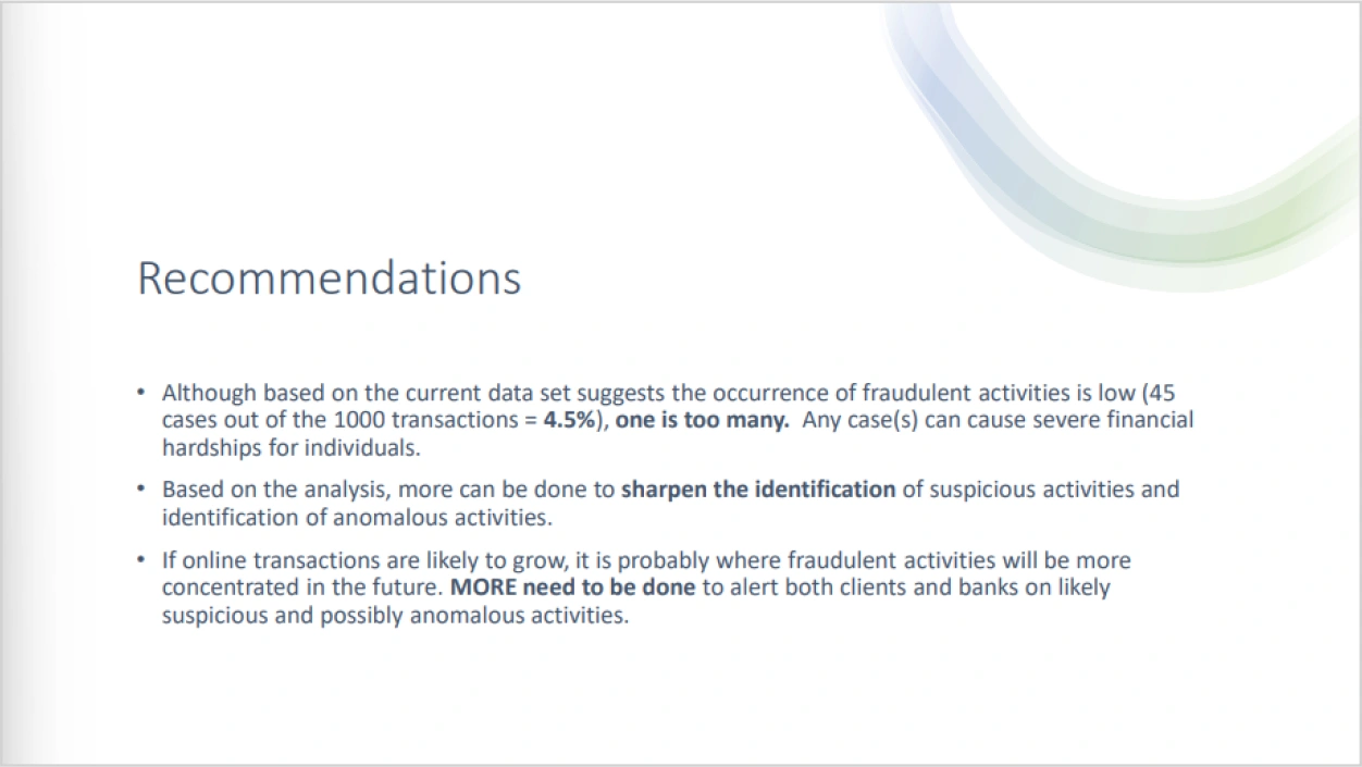 Data Visualisation Project Recommendations Vertical Institute