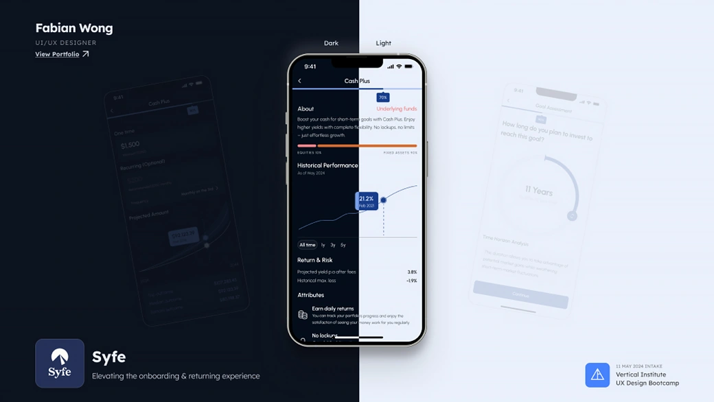 Fabian Wong Syfe - Revamped Onboarding Experience Vertical Institute