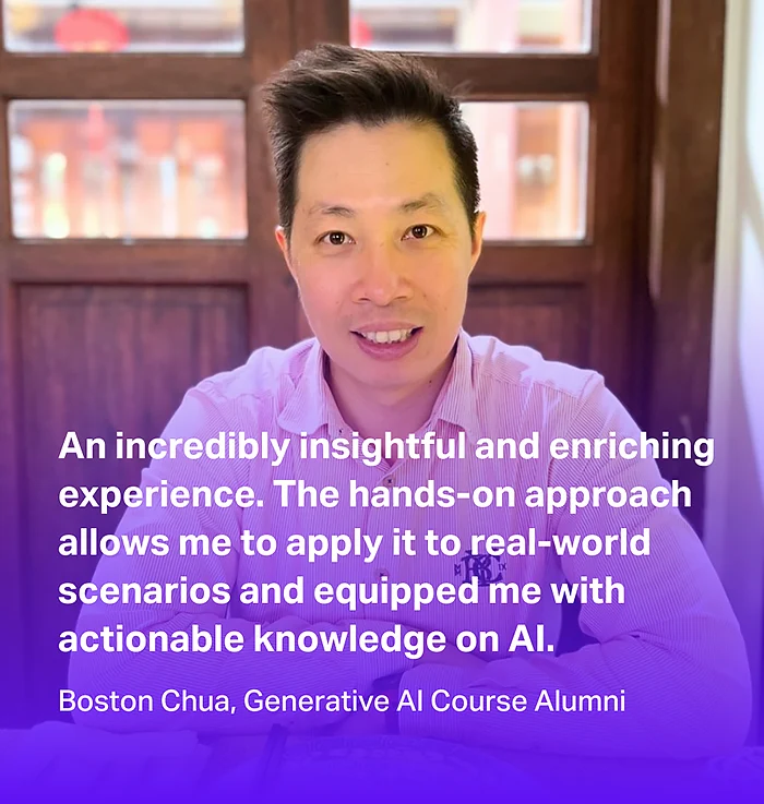 Generative AI Course Hero Image Vertical Institute