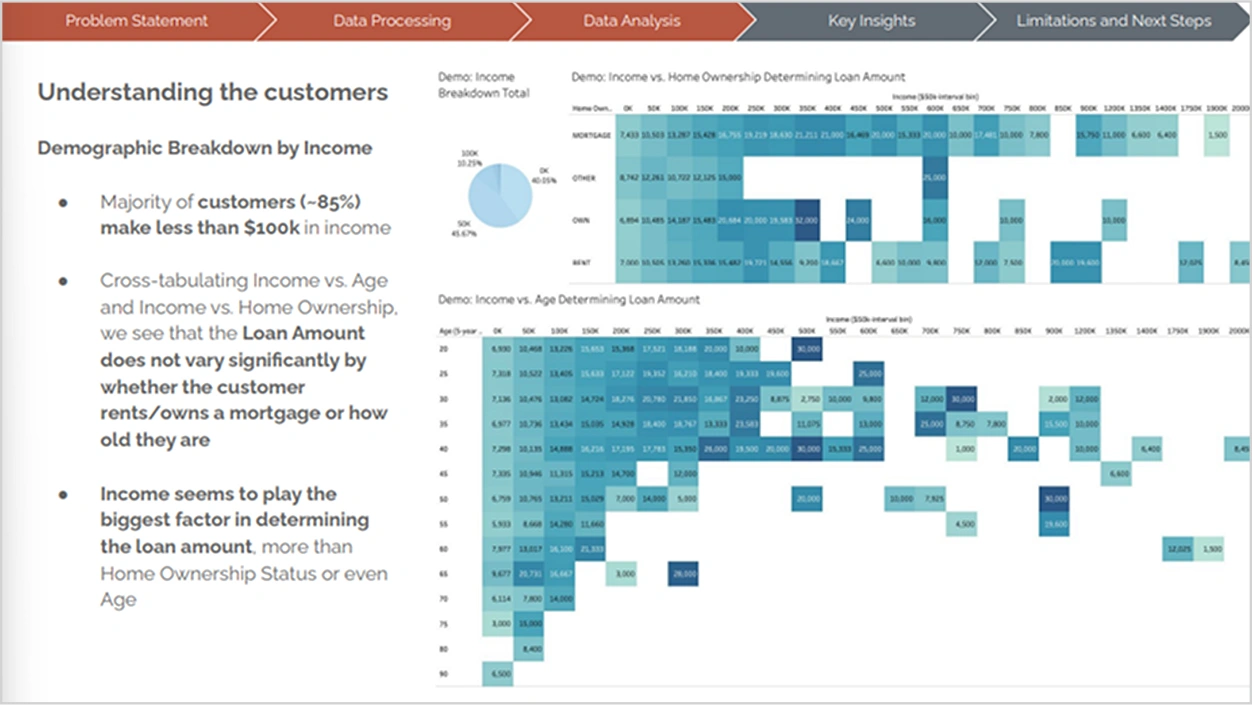 Loan Risk Analytics Demographics Vertical Institute