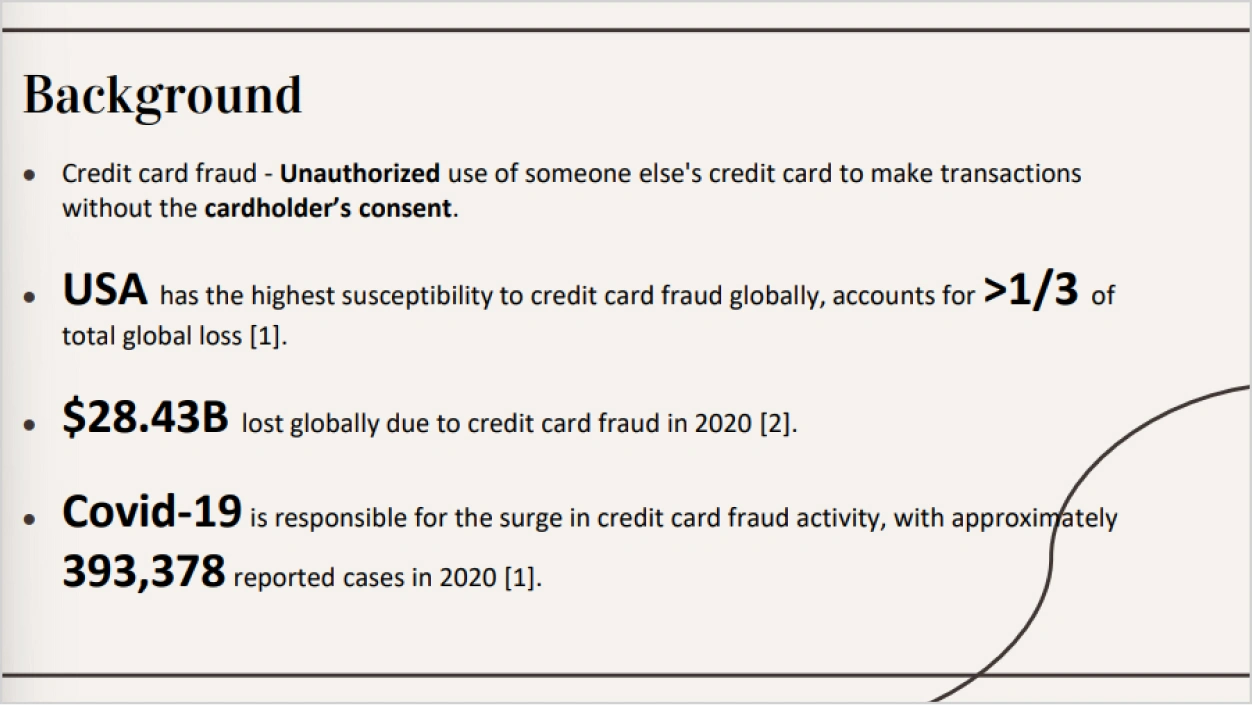 Tackling Credit Card Fraud in US Background Vertical Institute