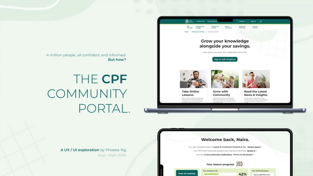 The CPF Community Portal Phoebe Ng Vertical Institute