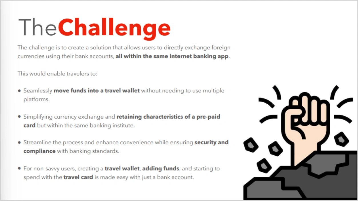 TravCard The Challenge Prototype Vertical Institute