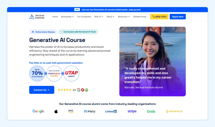 Vertical Institute - Generative AI Course